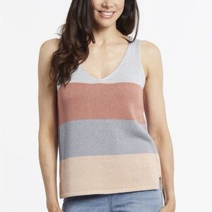 Tribal Jeans Colorblock Knit Tank Top M/M
